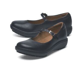3002 Shoes for Crews Mary Jane Damen Schuhe ohne Schutzkappe schwarz 