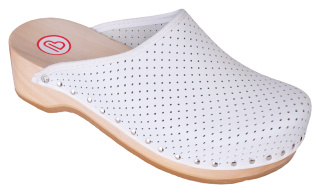 0400-100 Berkemann Holz Standard Toeffler weiß Einzelpaar zum Sonderpreis Größe 8