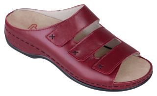 1007-277 Berkemann Berkoflex Franziska Damensandale weinrot Größe 3 - 8,5