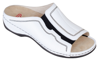 1008-101 Berkemann Berkoflex Jennifer Damensandale weiß Größe 3 - 8,5