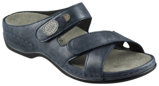 1023-101 Berkemann Berkoflex Felia Damensandale blau Größe 3 - 8,5