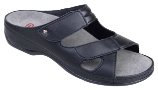 1027-906 Berkemann Berkoflex/Stretch Janna Sandale schwarz Größe 3 - 8,5