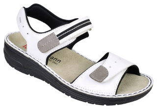 3102-101 Berkemann Berkoflex Leni Damensandale weiß Größe 3 - 8,5