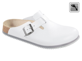 060136 Klein Birkenstock Clog BOSTON Superlauf schmale Weite weiß Größe 35 - 46