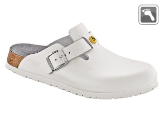 061370 BIRKENSTOCK ESD BOSTON Sandale normale Weite weiß Größe 39 - 48