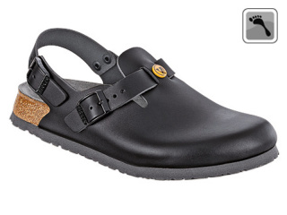 061408 BIRKENSTOCK ESD TOKIO Clog schmale Weite schwarz Größe 36 - 42