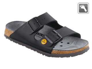 089420 Klein BIRKENSTOCK ESD ARIZONA Sandale normale Weite schwarz Größe 35 - 46