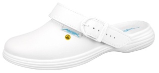37521 ABEBA ESD Clog Berufsschuhe ohne Stahlkappe weiß 0B Größe 36 - 42