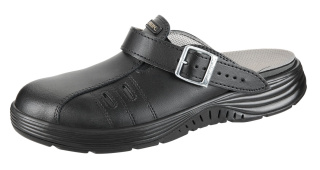 711142 Abeba X-LIGHT Clog Arbeitsschuhe Küche Gastronomie schwarz Leder OB Größe  35 - 48