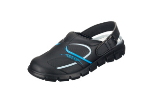 7331 ABEBA Dynamic Küchenclog küchenschuhe Berufsschuhe schwarz/blau Größe 35-48