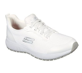 200051EC-WHT Skechers Squad SR Mython Herren SLip-On Schuhe für Beruf und Freizeit, weiss 
