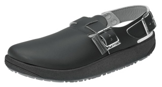 9110 ABEBA Sandale Clog Berufsschuhe ohne Stahlkappe schwarz Leder Größe 36 - 47 9110 ABEBA Sandale Clog Berufsschuhe ohne Stahlkappe schwarz Leder Größe 36 - 47
