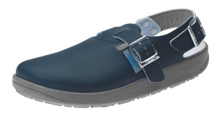 9150 ABEBA Sandale Clog Berufsschuhe ohne Stahlkappe blau Leder Größe 36 - 47 9150 ABEBA Sandale Clog Berufsschuhe ohne Stahlkappe blau Leder Größe 36 - 47