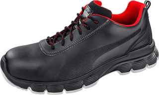 640521 PUMA Pioneer Low Sicherheitsschuhe mit Stahlkappe ESD schwarz S3 Größe 39 - 47