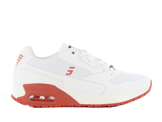 Ela Safety-Jogger Pflegeschuhe Arbeitsschuhe Berufsschuhe ohne Schutzkappe weiß-fuchsia/pink Größe 36-42