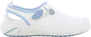 Lina LBL Pflegeschuhe Arbeitsschuhe Berufsschuhe weiß hellblau Größe 36 - 42